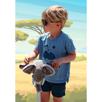 Wild & Soft scooter head - step accessoires - stimuleert fantasie - Olifant