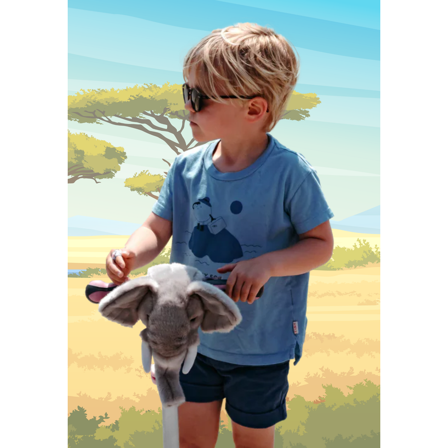Wild & Soft scooter head - step accessoires - stimuleert fantasie - Olifant