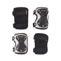 Micro Reflective Knee & Elbow Pads - water-resistant – lightweight - Black