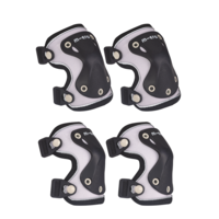 Micro Reflective Knee & Elbow Pads - water-resistant – lightweight - Black