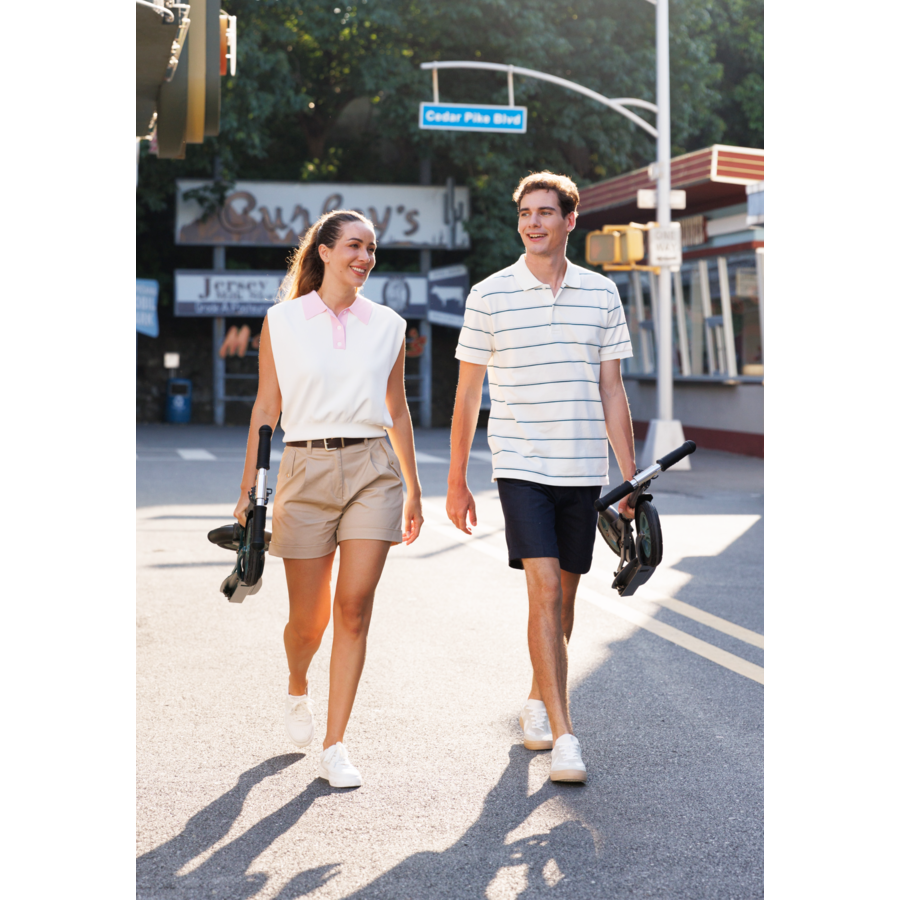 Micro Classic NanoGrid band - 2-wiel vouwstep - 200mm wielen - Pine Groen