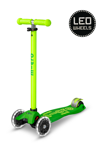 Micro Maxi Micro scooter Deluxe LED yellow green neon Micro Maxi Micro scooter Deluxe LED yellow green neon