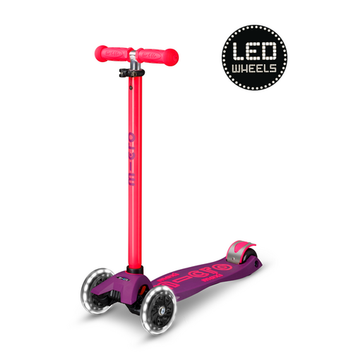 Micro Maxi Micro step Deluxe LED paars roze neon