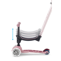 Mini Micro 6in1 scooter Rock & Go LED - multifunctional: rocker - ride-on - scooter - Pink