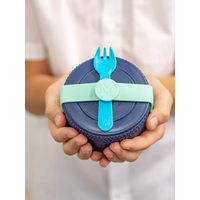 MontiiCo Silicone Cutlery Band - fits perfectly on MontiiCo food jars and Bento 2