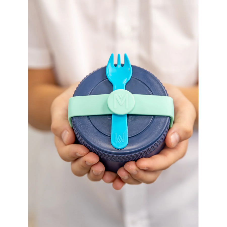 MontiiCo Silicone Cutlery Band - fits perfectly on MontiiCo food jars and Bento 2