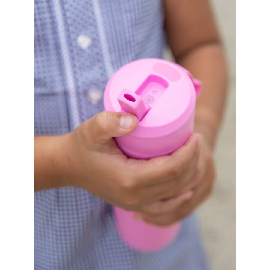 MontiiCo Thermo Drink Bottle Sipper – 700 ml – Stainless Steel – with carry strap, stainless steel straw and bumper – Fusion range