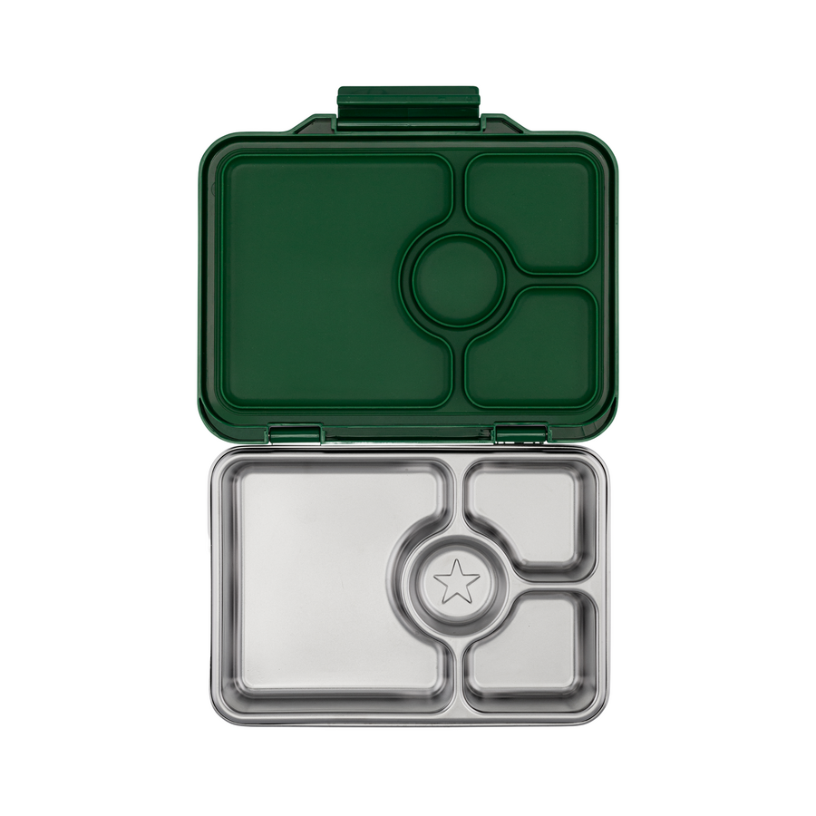 Yumbox Prêt Stainless steel - 4-sections - leakproof Bento lunch box - durable, food-safe materials