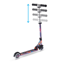 Micro Sprite LED - 2-wheel foldable scooter - Art Collection - Glow Intercosmic