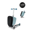 Micro Step Luggage Junior LED Patch & Play IJsblauw
