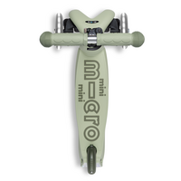 Micro Mini2Grow scooter Deluxe 2.0 LED - 3-wheel children's scooter - 4in1 - Olive green