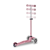 Micro Mini2Grow scooter Deluxe 2.0 LED - 3-wheel children's scooter - 4in1 - Dusty pink
