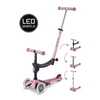 Micro Micro Mini2Grow scooter Deluxe 2.0 LED - 3-wheel children's scooter - 4in1 - Dusty pink