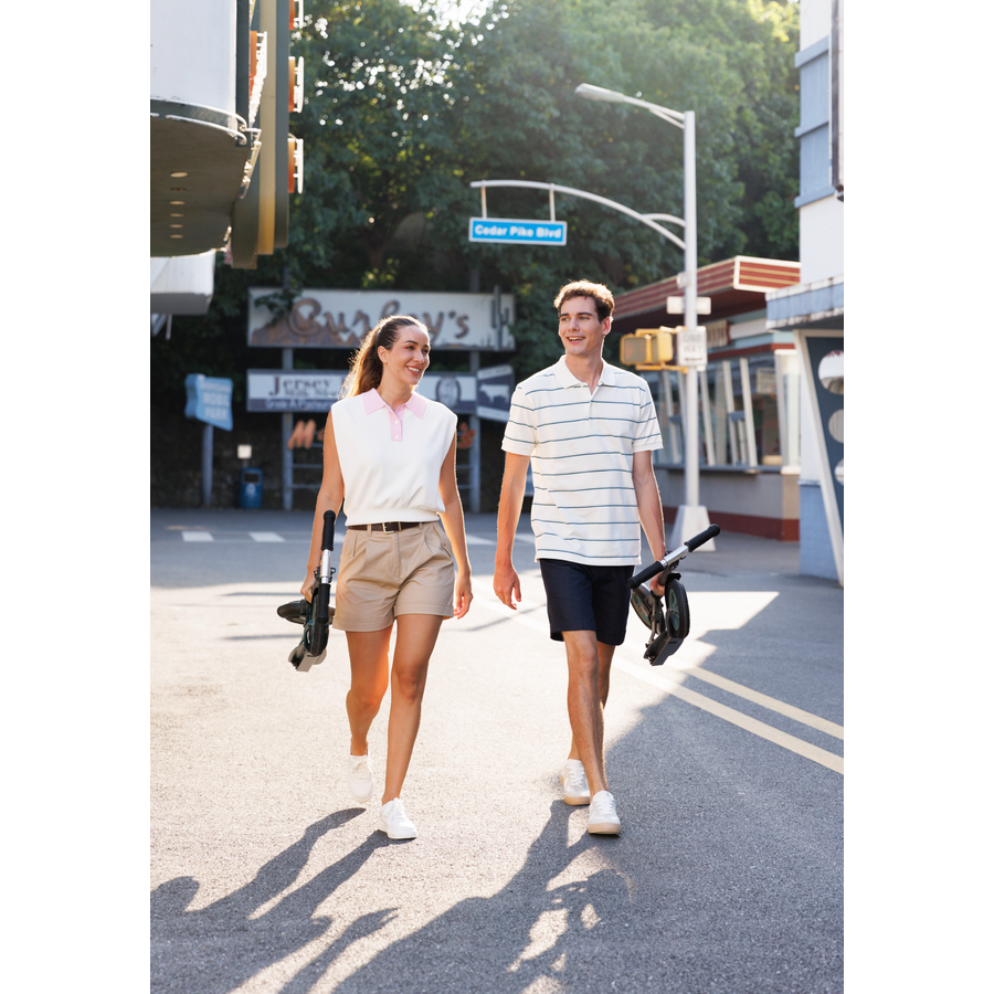 Micro Classic NanoGrid Tire - 2-wheel foldable scooter - 200mm wheels - Midnight Grey