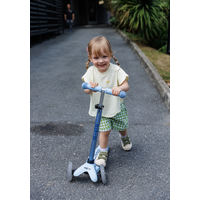 Mini Micro 6in1 scooter Rock & Go LED - multifunctional: rocker - ride-on - scooter - Ocean Slate blue