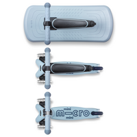 Mini Micro 6in1 scooter Rock & Go LED - multifunctional: rocker - ride-on - scooter - Ocean Slate blue