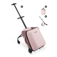 Micro Ride On Luggage Eazy Allrounder - Child seat trolley suitcase - Pink