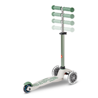 Mini Micro scooter Deluxe ECO LED - 3-wheel children's scooter - Pistachio Green