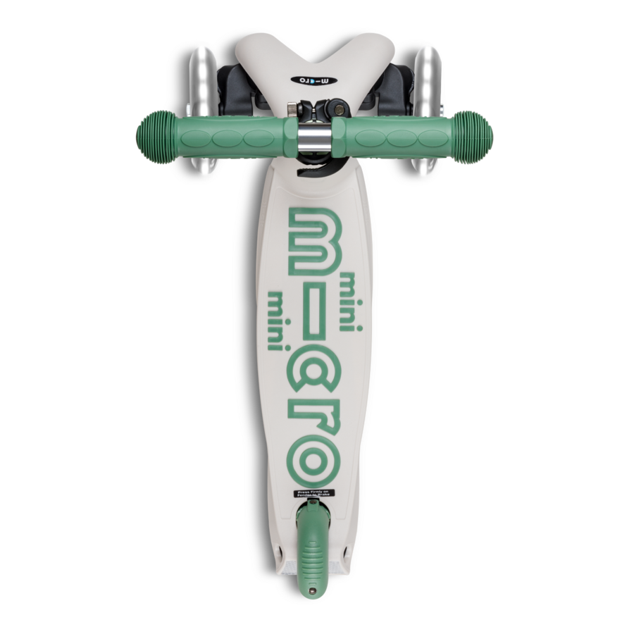 Mini Micro step Deluxe ECO LED - 3-wiel kinderstep - Pistache Groen