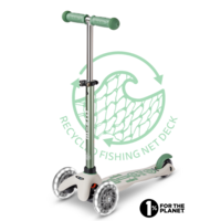 Mini Micro step Deluxe ECO LED - 3-wiel kinderstep - Pistache Groen