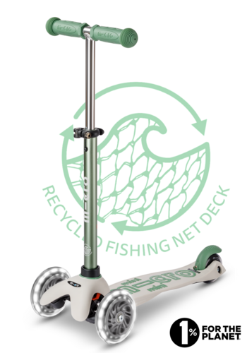 Micro Mini Micro scooter Deluxe ECO LED Pistachio