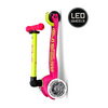 Micro Mini Micro scooter Deluxe foldable LED - 3-wheel children's scooter - Pink/Yellow