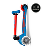 Micro Mini Micro scooter Deluxe foldable LED - 3-wheel children's scooter - Blue/Red