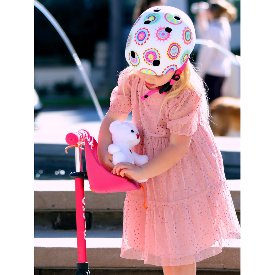 Scootaseatz doll seat for scooter pink