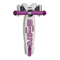Mini Micro scooter Deluxe foldable ECO LED - 3-wheel children's scooter - Purple