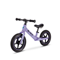 Micro Balance Bike Ultra LED- lightweight - adjustable saddle/handlebars - magnesium frame - Purple