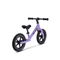 Micro Balance Bike Ultra LED- lightweight - adjustable saddle/handlebars - magnesium frame - Purple