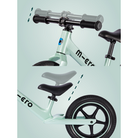 Micro loopfiets Ultra LED - lichtgewicht - verstelbaar zadel/stuur - magnesium frame - Jade Mint
