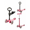 Micro Mini Micro Deluxe - 3-wheel children's scooter - 3in1 - Pink