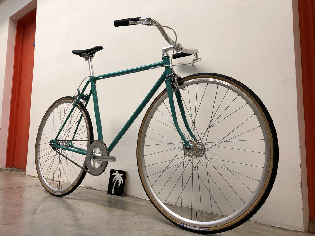 Paradise Cycles Egg Shell Blue Single Speed Bike