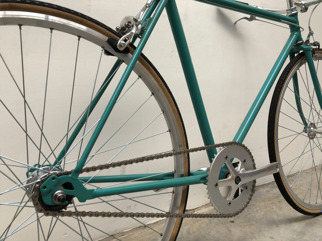 Paradise Cycles Egg Shell Blue Single Speed Bike