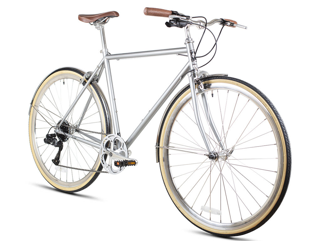 6KU 6KU Odyssey Bike Brandford Silver