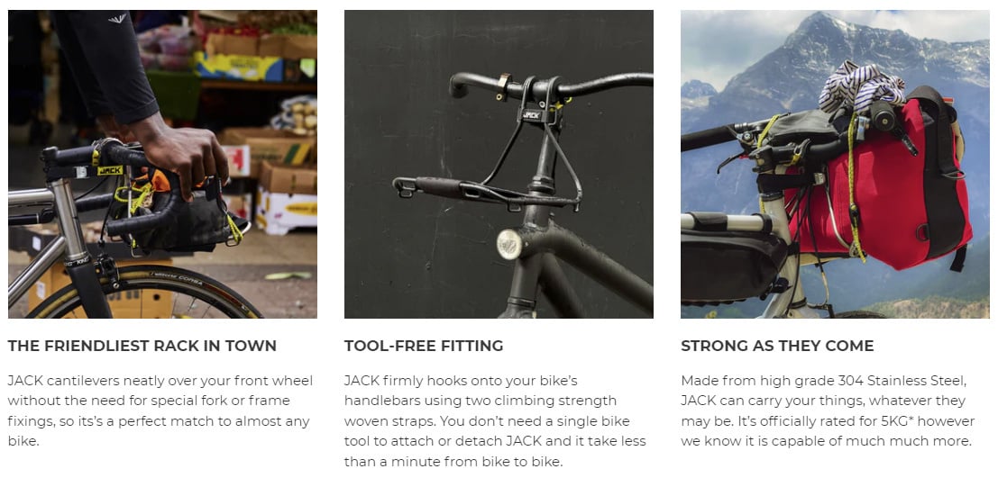Tack Strap - Bike Frame, Handlebar and Rack Multi Strap