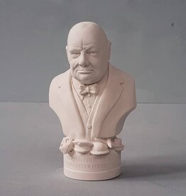 Winston Churchill Bust in plaster 5"