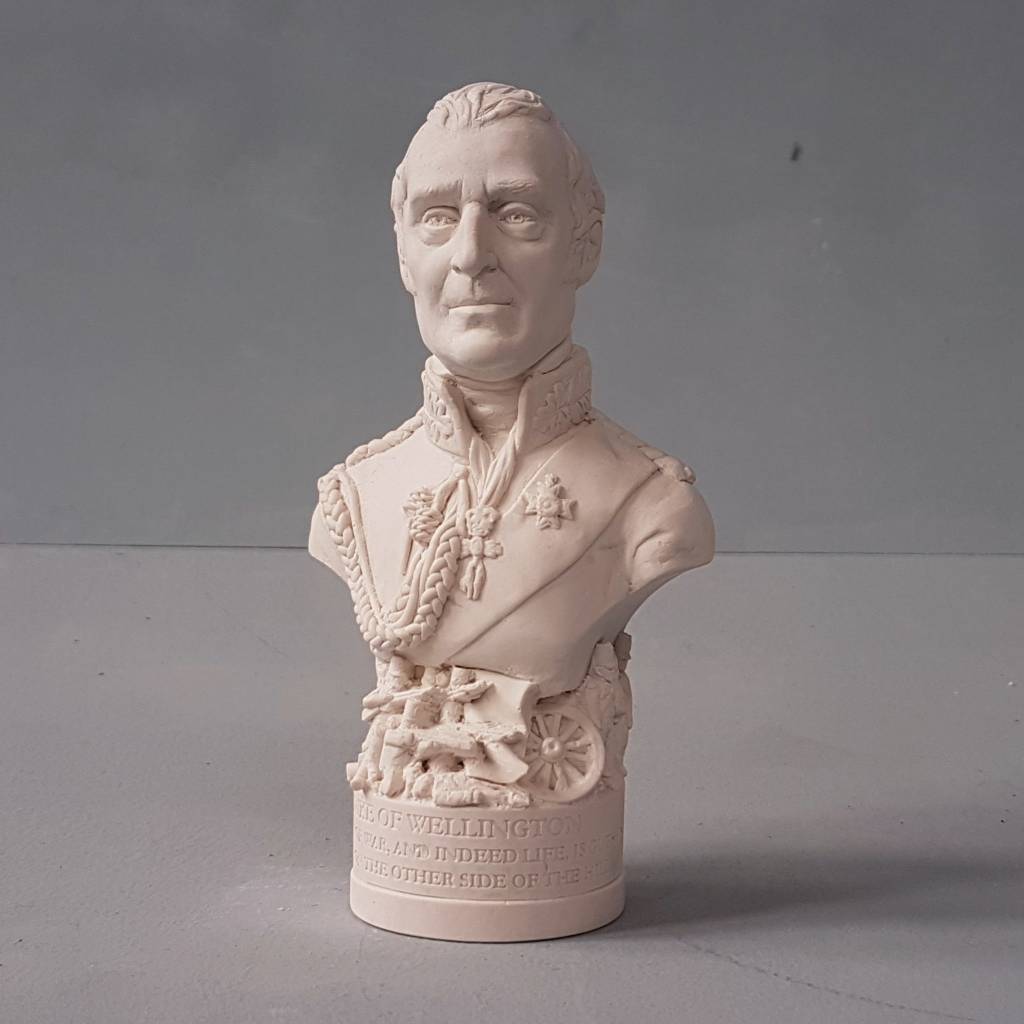 Duke of Wellington Bust in Plaster 5"