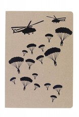 National Army Museum Helicopter Foil Note Book