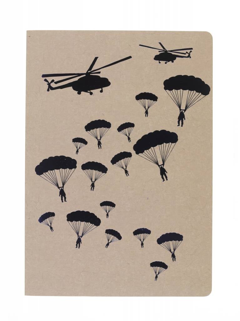 National Army Museum Helicopter Foil Note Book