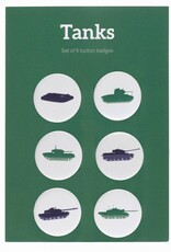 Tanks Pin Badges (6 pack)