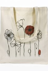 Field Poppy Canvas Bag