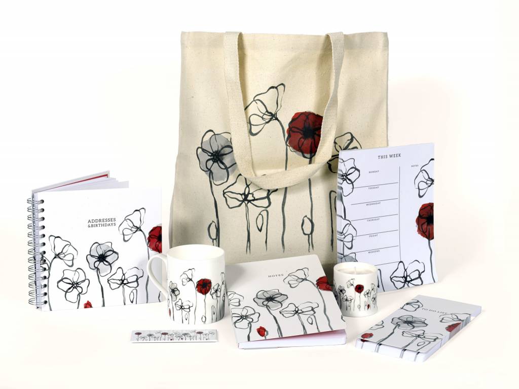 Field Poppy Canvas Bag