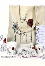 Field Poppy Bone China Candle