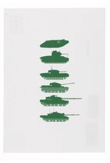 Stacked Tanks Postcard