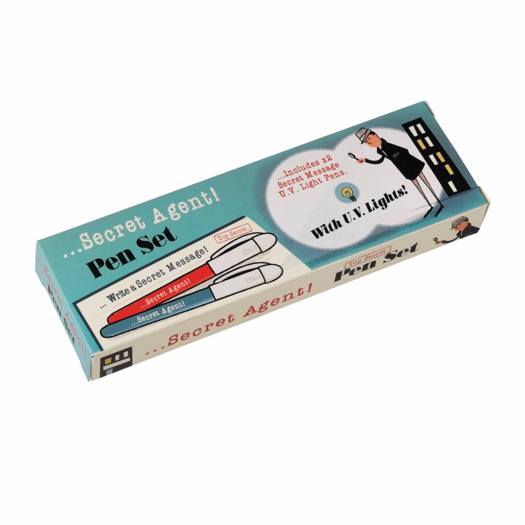 Two Spy Pens with UV Lights