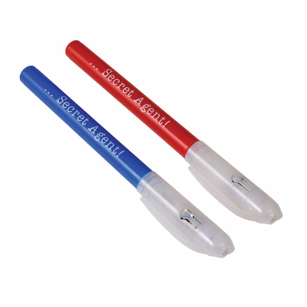 Two Spy Pens with UV Lights