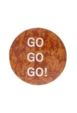 Special Forces Button Badge Orange Go Go Go