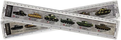 World War II Tank Ruler 30cm